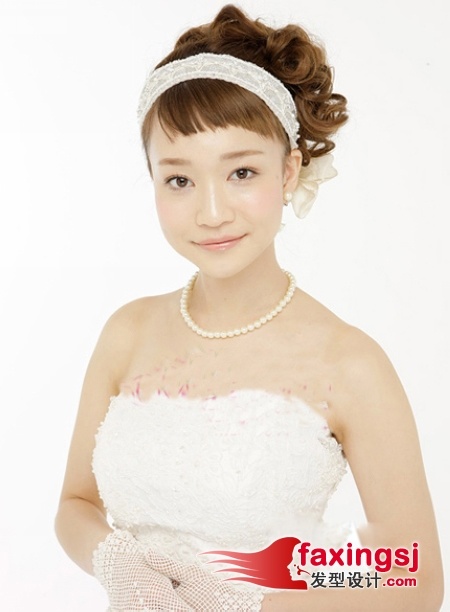 日韩<em>新娘发型</em> <em>新娘头</em>怎么梳(8)_<em>发型</em>设计