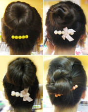 简单花苞头扎法视频_发型设计