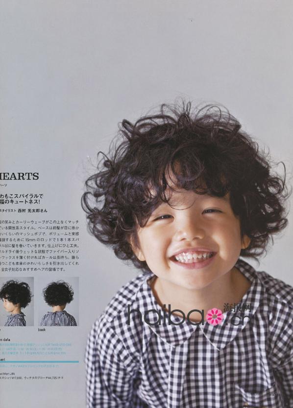 日本儿童头发造型图片