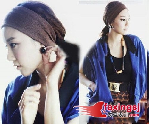 年轻人服饰发型给力~优雅舒适