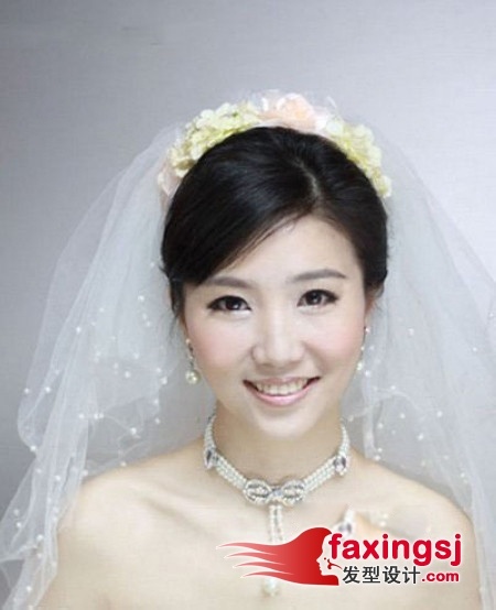 日韩新娘发型 新娘头怎么梳