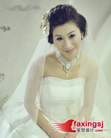 日韩新娘发型 新娘头怎么梳