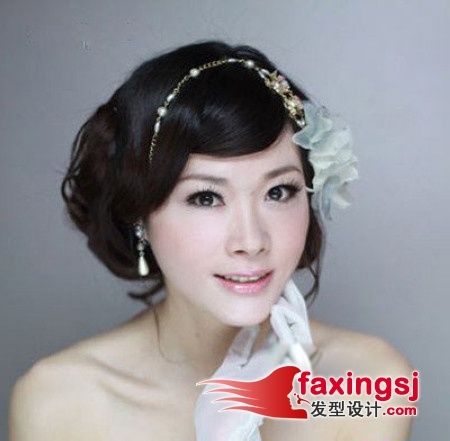 日韩新娘发型 新娘头怎么梳
