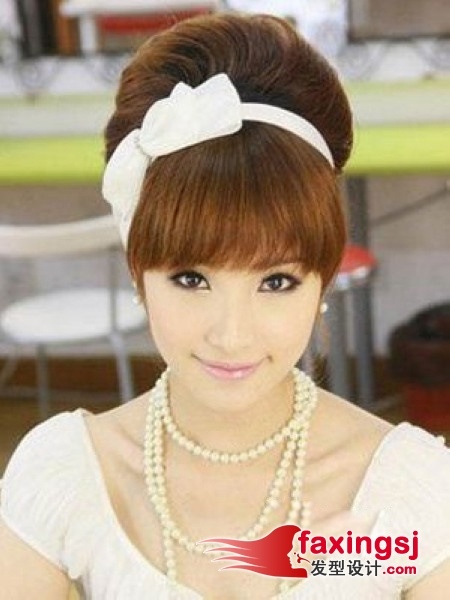 日韩新娘发型 新娘头怎么梳