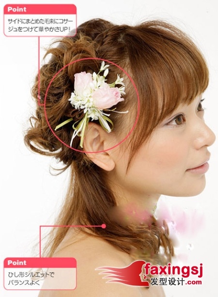 日韩新娘发型 新娘头怎么梳