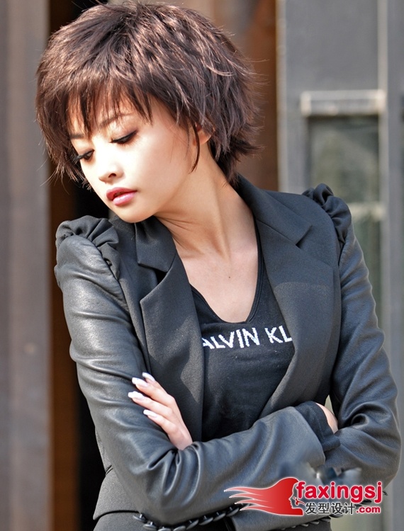 欧美风明星bobo 胖女孩短发bobo头发型图片~做气质女人