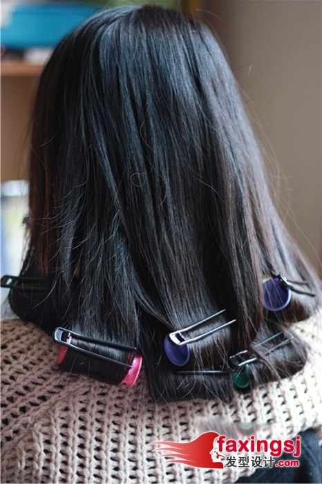 DIY发廊卷发~全新演绎时尚 中短发内卷烫