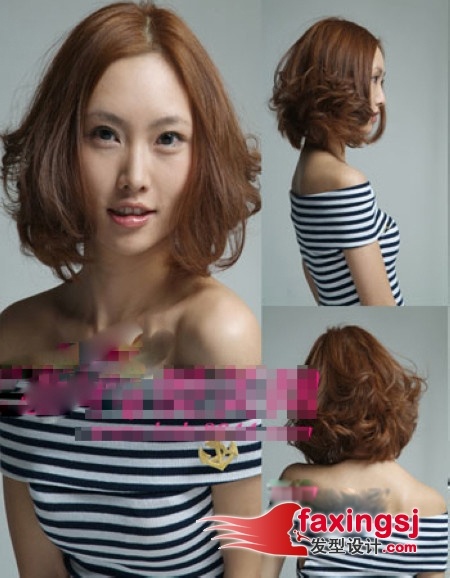 瘦脸梨花头 梨花头剪法~灰常简单