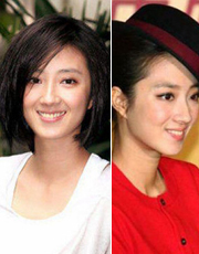 桂纶镁贵妇短发 发尾向内卷的短发~美不胜收！