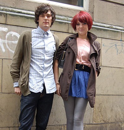 街拍初秋凉爽发型 美发护发偏方