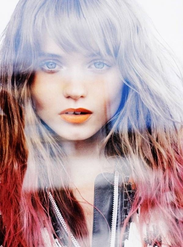 2010头发流行情人节发型 款款惹爱渐变发色