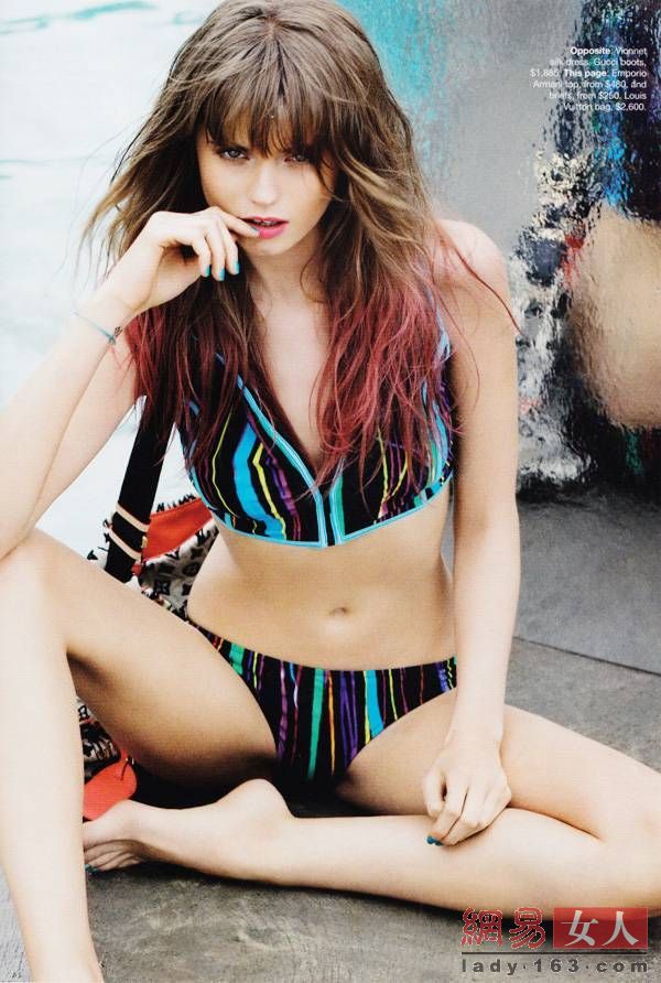 2010头发流行情人节发型 款款惹爱渐变发色